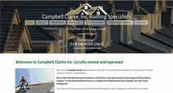Desktop Screenshot of campbellclarke.com