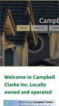 Mobile Screenshot of campbellclarke.com
