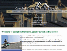 Tablet Screenshot of campbellclarke.com